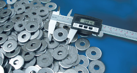 Image of special flat washers with compound tool