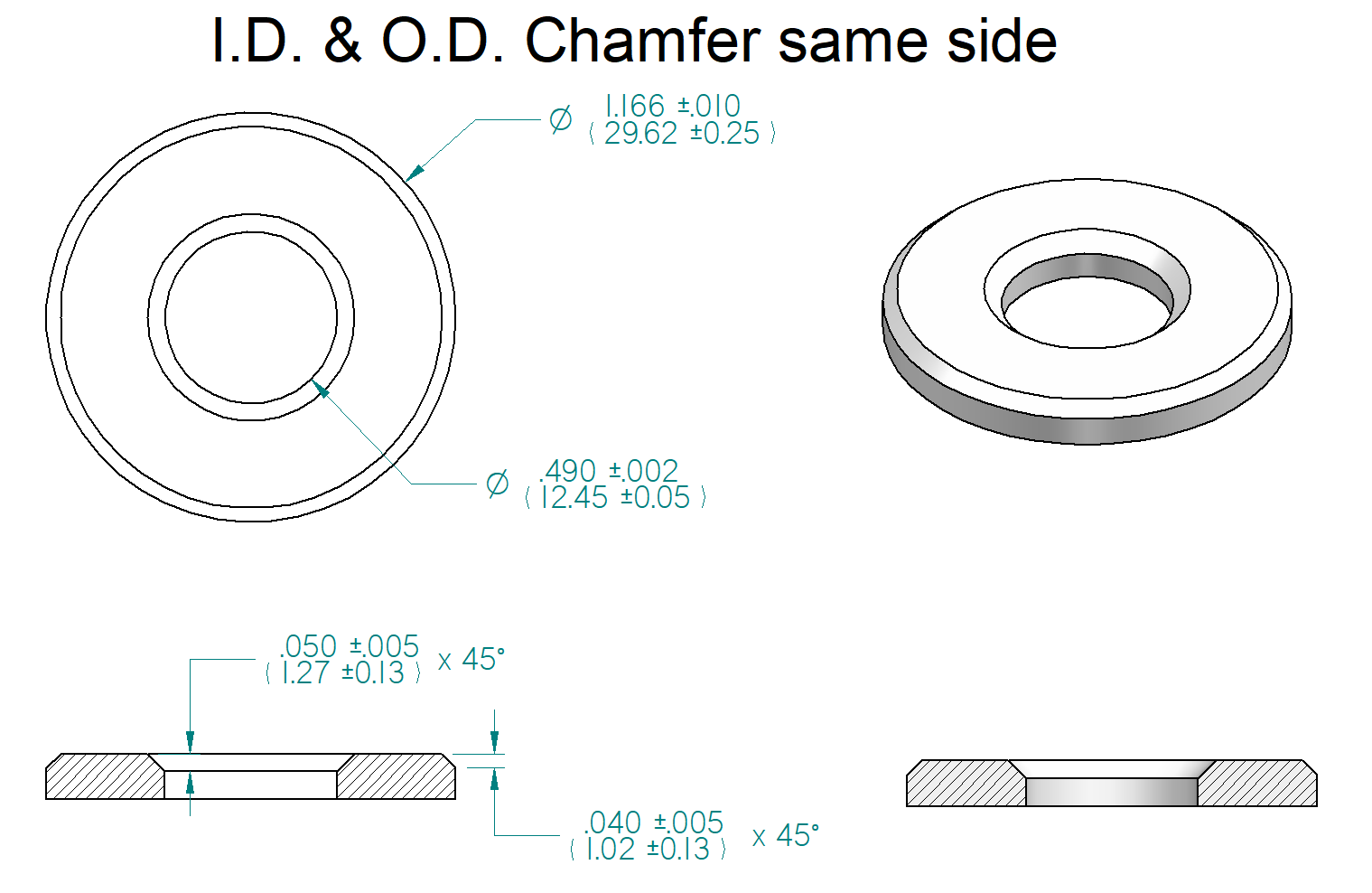 double chamfer